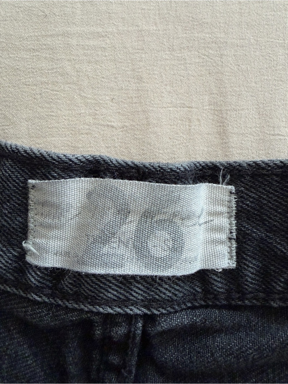 Free People We The Free Washed Black Distressed Wide-Leg Jeans - Picture 9 of 9